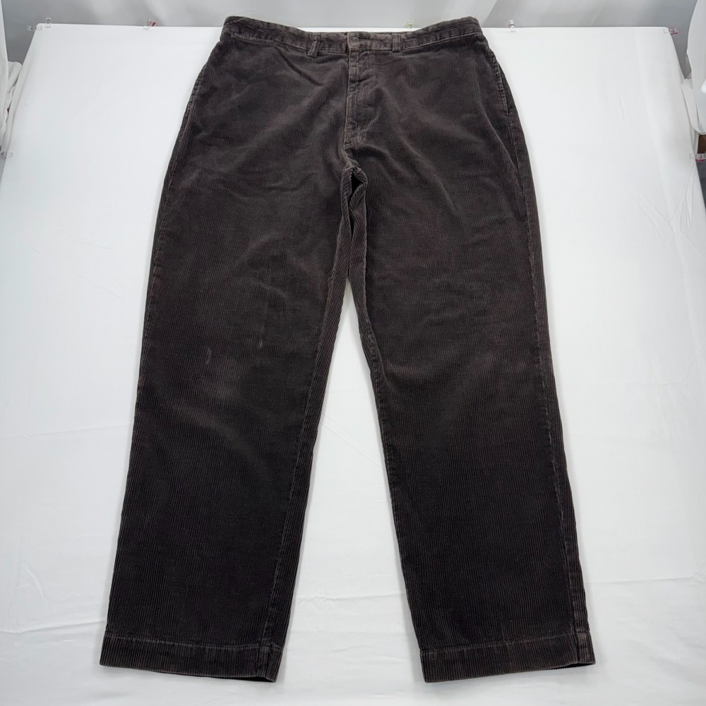 Vintage Polo Ralph Lauren Corduroy‎ Pants 38x31 Wide Wale Cords Cotton Trousers